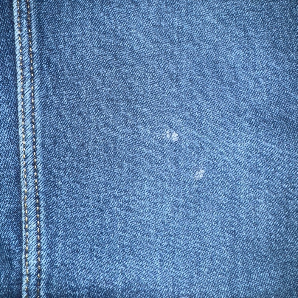 Wrangler Blue Flare Wide Leg Denim NWOT one broken loop - Picture 3 of 8
